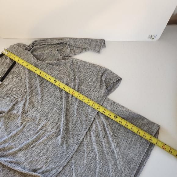 Joseph Ribkoff Slinky Red 3/4 Sleeves Top Stretchy Tunic Layered Dressy Size 10 - Picture 9 of 10